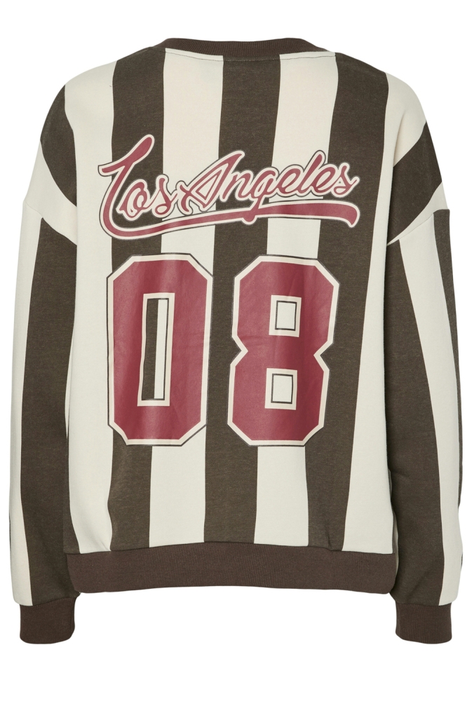 PCFILUCCA LS O-NECK SWEAT D2D FSY 17161496 BIRCH/DELICIOSO